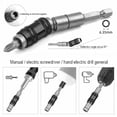 thumbnail image 6 of DIY 1/4 Hex Shank Magnetic Screwdriver Bits Holder Extension Pivoting Rod Screw, 6 of 23