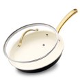 thumbnail image 1 of NutriChef Poêle à Frire 8” avec Couvercle - Petite Poêle Antiadhésive, 1 of 8