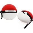 thumbnail image 3 of Funda de silicona para auriculares con dibujos de Pokeball en 3D, funda para auriculares inalámbricos de segunda generación para Airpods Pro, llavero para Airpods, 3 of 4