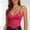 Hot Pink, variant on ZGRBOU Floral Lace Corset Top for Women V Neck Sheer Crop Cami Top Fasion Elastic Spaghetti Strap Party Bustier
