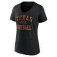 thumbnail image 2 of Women's Black Texas Longhorns First Sprint Team V-Neck T-Shirt, 2 of 3
