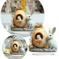thumbnail image 3 of YWIYIUD Easter Decorations Colorful Easter Rabbit Egg Tabletop Ornament,Spring Fashion Decorative Sculpture Figurine 2D Acrylic for Home Kitchen Easter Party,Birthday Gifts for Women, 3 of 6