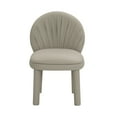 thumbnail image 3 of TOV Furniture Aliyah Grey Vegan Leather Dining Chair, 3 of 8