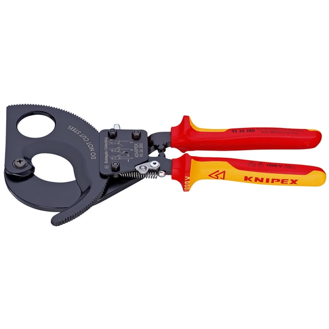 KNIPEX 95 36 280 Cortacables aislado (tipo matraca) 280 mm