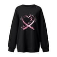 thumbnail image 4 of jjayotai Breast Cancer Awareness Sweatshirts, Womens Pink Ribbon Heart Graphic Shirt Comfy Long Sleeve Pullover Sweater Tops, 4 of 4