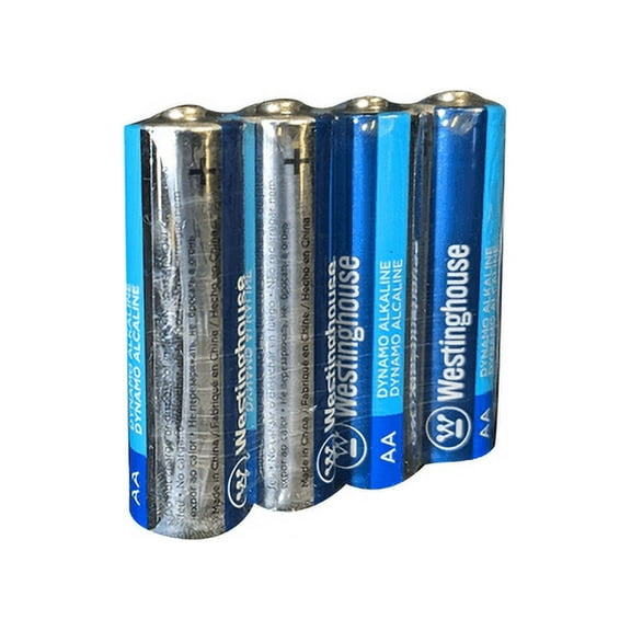 Westinghouse AA Dynamo Alkaline Size: Shrink Wrap 4pk