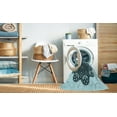 thumbnail image 2 of Ahgly Company Machine Washable Indoor Rectangle Transitional Medium Teal Green Area Rugs, 5' x 7', 2 of 7