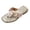 A-Rose Gold62, variant on Womens Flat Slide Glam Sparkly Sleek Open Toe Slip On Footbed Rhinestone Flat Slide Summer Beach Vacation Sandals For Aldies