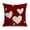 Other, variant on Valentines Day Throw Pillow Case 18*18",Heart Printing Linen Cushion Cover,Valentine's Day Decor Pillow Covers for Sofa Couch,Valentine’s Day Gifts,Valentine’s Day Under $5