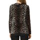 thumbnail image 3 of Cardigan de manga larga de leopardo para mujer Allegra K, abierto por delante, marrón, talla XL, 3 of 7
