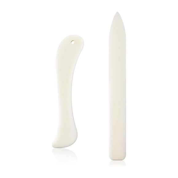 2 Pcs Stained Glass Tools, Glass Supplies Stained Glass Foil Holder for Flat Stained Glass Work DIY Handicraft
