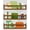 3. Walnut, variant on Walnut Brown Nursery Book Shelves Wall Mounted, Wooden Floating Bookshelf for Kids Room Bedroom, Dark Wood Nursery Bookshelves for Kitchen Classroom Playroom (Solid Pine, 3-Pack)