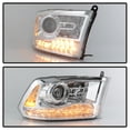 thumbnail image 5 of 2013-2015 Ram 1500 2500 w/ Chrome Trim Projector Headlight Headlamp - Passenger, 5 of 7