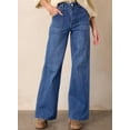 thumbnail image 3 of Jeans Astylish, casual, cintura alta, pierna recta, para mujer, 3 of 6