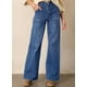 thumbnail image 3 of Jeans Astylish, casual, cintura alta, pierna recta, para mujer, 3 of 6