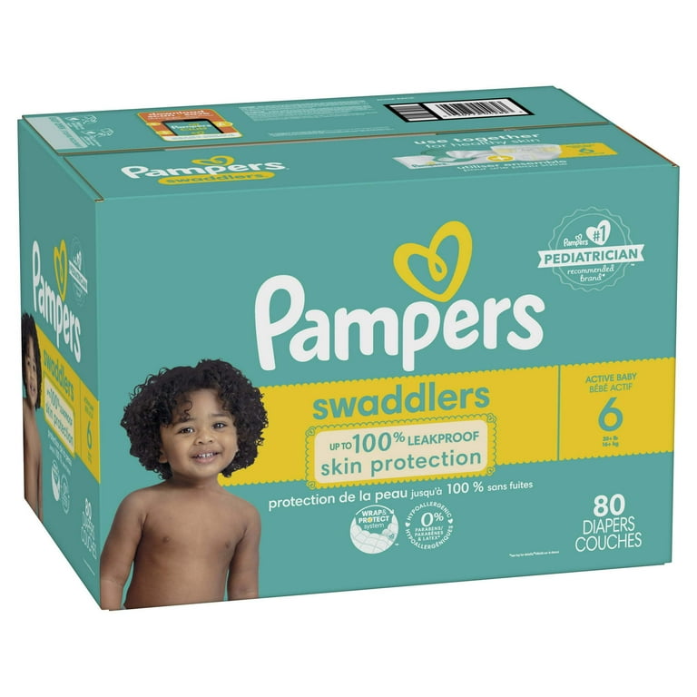 Pampers swaddlers size 6 hot sale walmart