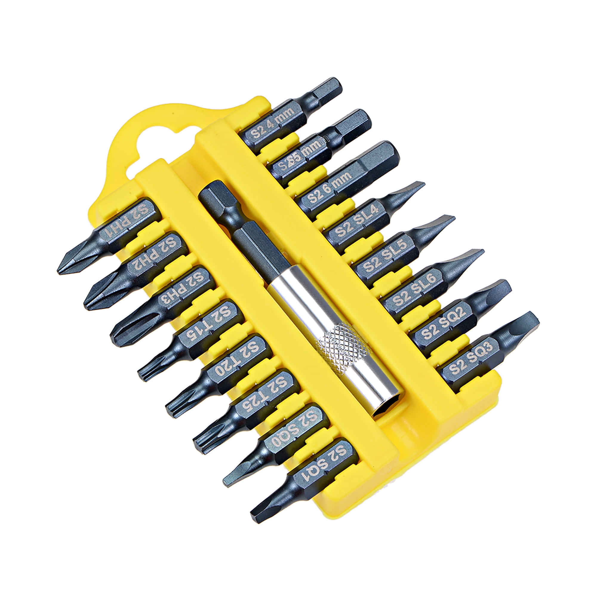 Details about   S2 Steel Power Screwdriver Bits Set Phillips Slotted Slotted Torx 1/4" Hex Shank 