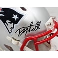 thumbnail image 2 of Danny Amendola Autographed New England Patriots Silver Speed Mini Helmet Beckett BAS Witness 221075, 2 of 2