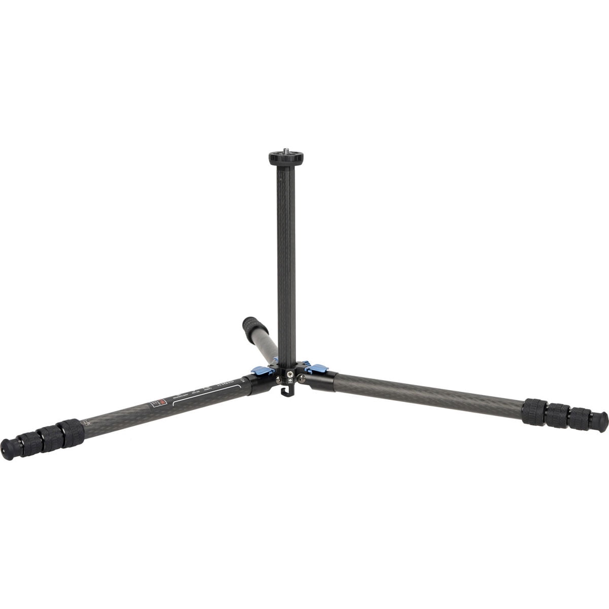 SIRUI ST-124 Carbon Fiber Tripod with Triangular Centre Column, Waterproof, Travel Tripod for Cameras, 4 Sections, 62.2inch, Load 26lbs