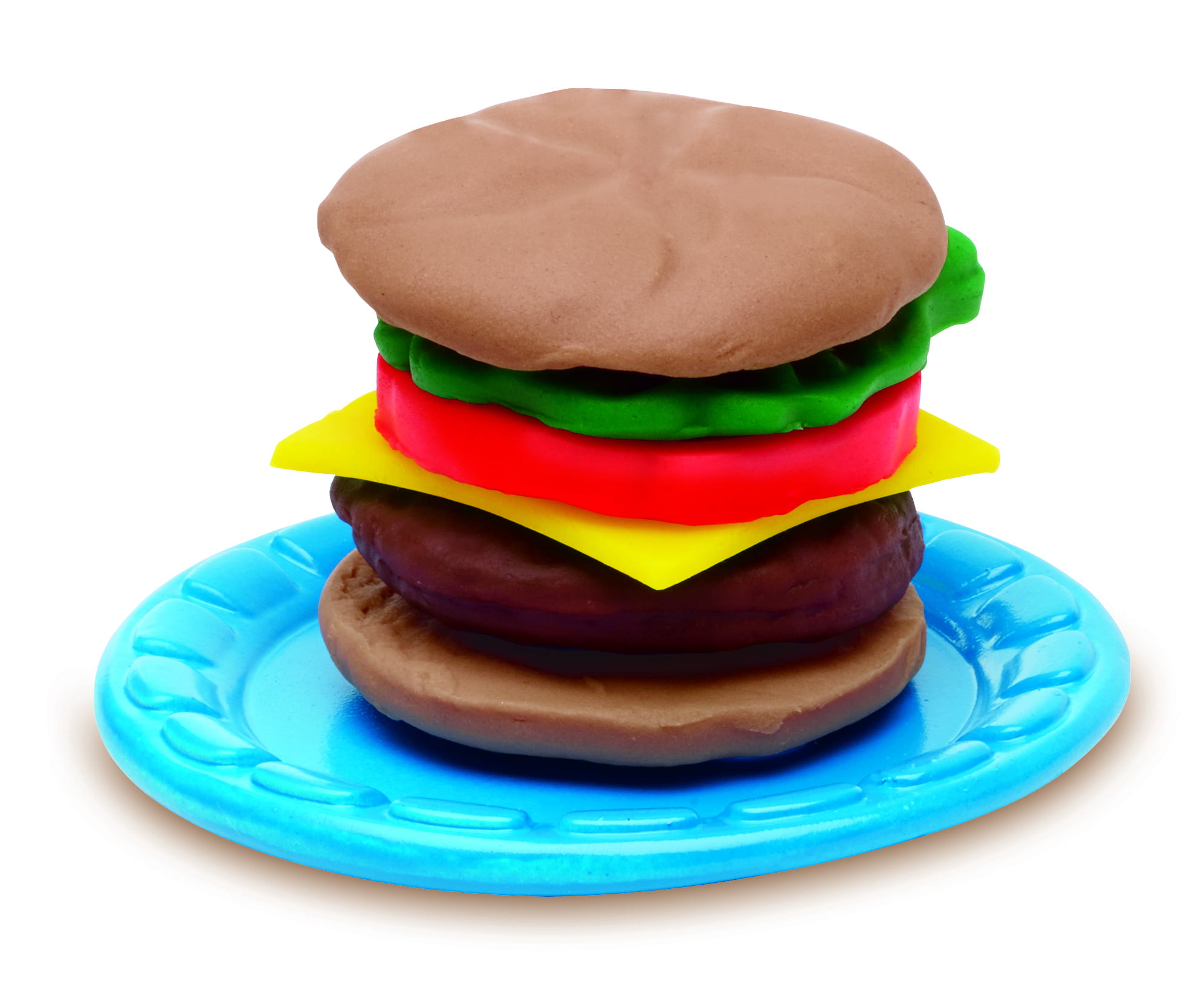 PD Play-Doh Burger Barbecue Play Set Play-Doh Plus Compound Bundle 