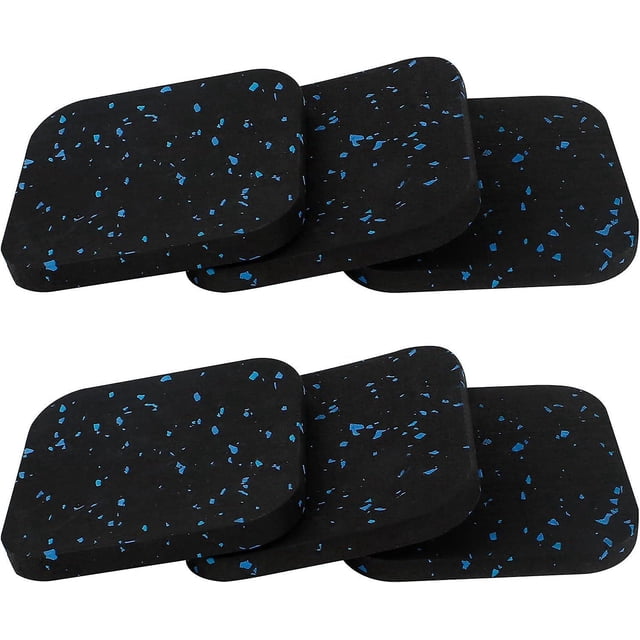 6pcs Tapis Anti Vibration Machine A Laver, Tapis Machine Laver Anti Vibration, 10 X 10 Cm Patin Anti Vibration Lave Linge En Caoutchouc Pour Tapi