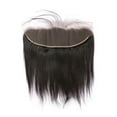 thumbnail image 3 of 13x4 Ear to Ear Straight Lace Frontal Closure Brazilian Human Hair Frontal 150% Density Natural Black Color 14", 3 of 6