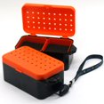 thumbnail image 1 of 4pcs Double-Layer Fishing Live Bait Box w/ Rope Earthworm Red Worms Storage Case, 1 of 6