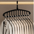 thumbnail image 5 of Multifunctional Clothes Hanger 11-Hole Space-Saving Organizer • Heavy-Duty Plastic • Horizontal & Vertical Hanging • Large Capacity Wardrobe Storage Solution for Home Bedroom Closet – 1 Pack, 5 of 7