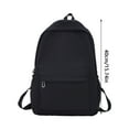 thumbnail image 2 of Backpacks for Men Women Lightweight Solid Color Bag College Backpack Cute Aesthetic Backpack Casual Daypack Blue 15.7 In, 2 of 8