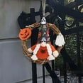 thumbnail image 3 of Guirnaldas de Halloween, decoraciones de Halloween, adornos de Halloween, regalos de Halloween, nuevo festival de fantasmas de Halloween, corona de muñeca sin rostro, colgante de puerta de pared, sumi, 3 of 3