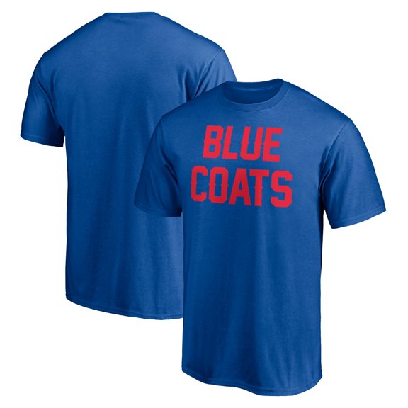 Men's Blue Delaware Blue Coats Primary Logo T-Shirt