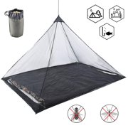 facefd 360 Degree Tent Outdoor Camping Backpacking Tent for Single Camping Bed Net Black