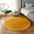 thumbnail image 7 of Soft Comfortable Plush Area Rug Circle 3x3ft Modern Fluffy Rugs Round Carpet for Bedroom Living Room Nursery Shaggy Floor Mat, 7 of 7