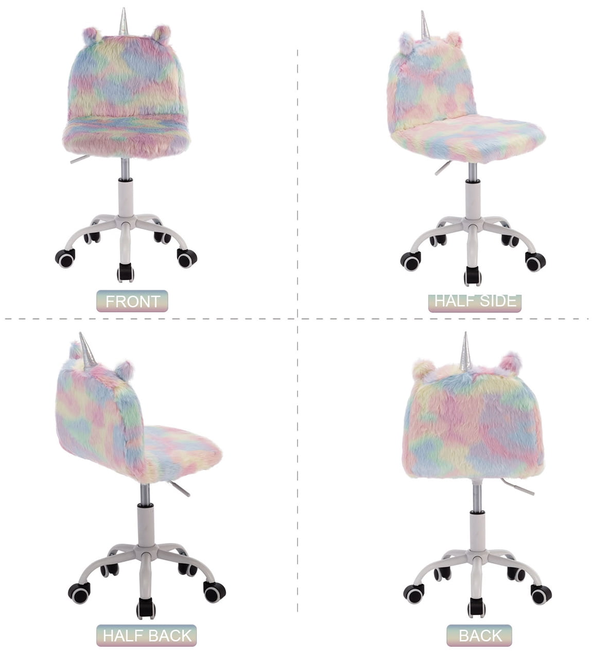 Gaming Chair Unicorn Chair Amazon Guyou Colorful Unicorn Shaped