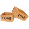 thumbnail image 4 of Youliang Vintage Wood Planter Box Set of 2 for Wedding Decor, 4 of 6