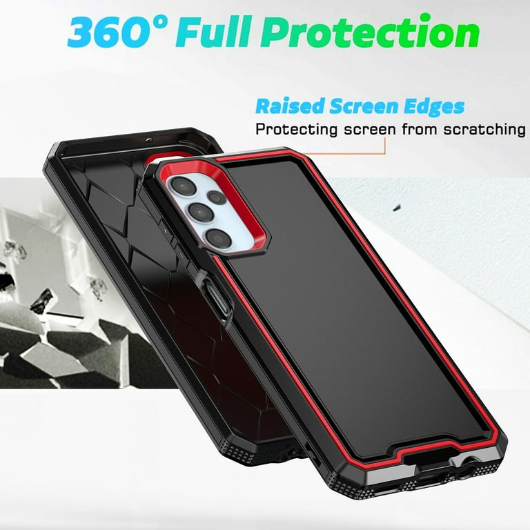 Case for Motorola G Stylus 2023 Case Compatible with Moto G Stylus 2023  Phone Case Cover [with Tempered Glass Screen Protector][Hard PC + Soft