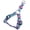 Blue, variant on Country Brook Petz® Summer Pines Step-In Dog Harness, Small