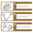 thumbnail image 6 of Frcolor Spoon Spoons Dessert Steel Stainless Shovel Stirring Coffee Cream Fruit Cake Ice Mini Espresso Teaspoons Dinner Small, 6 of 7