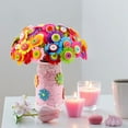 Flower Craft Kit For Kids Make Your Own Flower Bouquet With Buttons And flower-craft-kit-for-kids-make-your-own-flower-bouquet-with-buttons-and