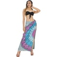 thumbnail image 2 of HAPPY BAY Women's Bikini Wraps Beach Wrap Sarong Coverup Skirt Bathing suit Swimsuit Swimwear Cover Up for Women One Size Grey, Mandala, 2 of 5
