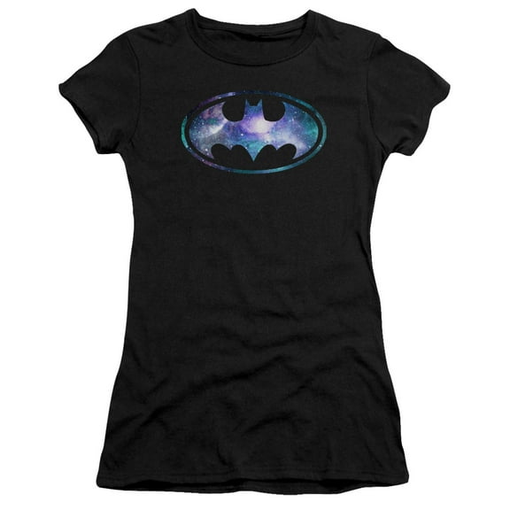 Batman Galaxy 2 Signal S/S Junior Women's T-Shirt Sheer Black
