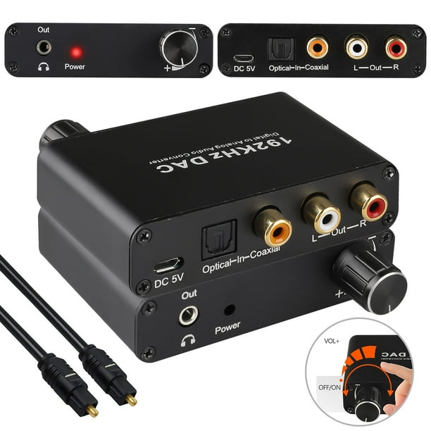 Digital Audio to Analog Converter, EEEkit 192kHz Digital Optical