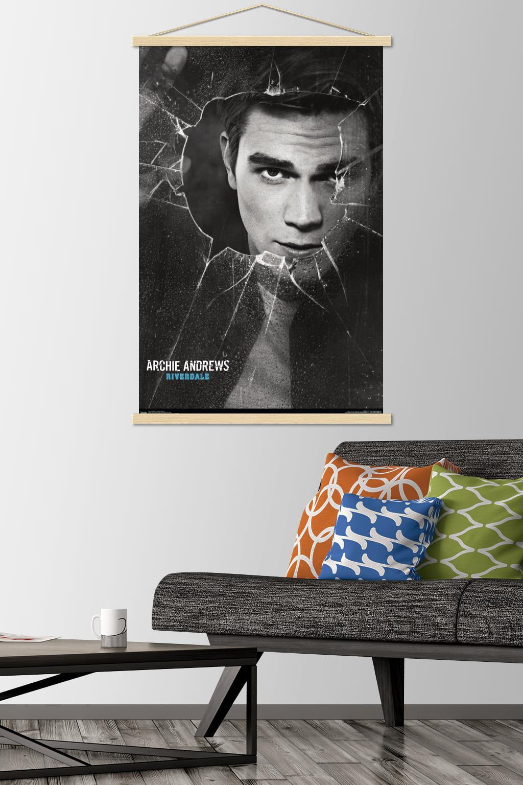 Riverdale - Shattered Archie Wall Poster with Wooden Magnetic Frame, 22.375" x 34"