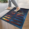 thumbnail image 6 of Festive 3D Illusion Funny Prank Pattern Kitchen Mat Halloween Door Mats Indoor Ghost Plaid Floor Mat Kitchen Rug Buffer Anti-Slip Scraping Sand Absorb Sewer Clown Kitchen Mat Witch Doormat 30" X 17", 6 of 6