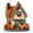A, variant on Hallween Glowing Pumpkin Ornament Resin Lighted Pumpkin House Decor with Warm Light