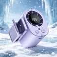 thumbnail image 3 of EGNMCR Fan, Ceiling Fan, Desk Fan, Portable Fan Car Clip On Air Conditioner Fan With LED Display A chopper, 3 of 5
