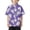 Glisme Purple481, variant on Glisme Hawaiian Shirts For Boys Button Down Short Sleeve Tropical Print, Kids Summer Beachwear Tops Brown Tops Size 8-9 Years