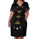 thumbnail image 3 of Death Head Maths Night vestido de bolsillo suelto para mujer vestidos de novia, 3 of 7