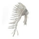thumbnail image 5 of Tocado de plumas de inspiración india, sombrero de jefe indio para festival, 5 of 9