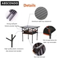 thumbnail image 2 of ABSCONDO Folding Camping Table Outdoor Folding Table Portable Aluminum Roll-up Table with Mesh Basket & Carrying Bag for Camping Backpacking Picnic BBQ Party, 2 of 5
